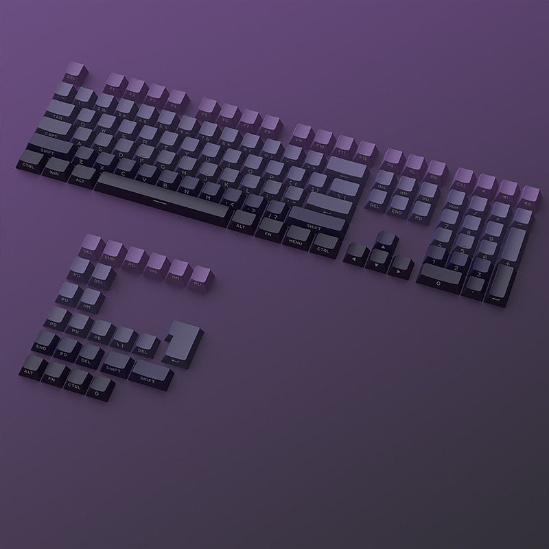 Purple Air Coming from the East side engraved keycaps