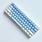 Blue beach keycaps